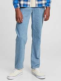 Modré chlapčenskú džínsy teen vintage relax taper GAP