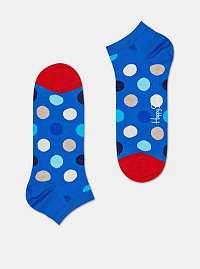 Modré členkové bodkované ponožky Happy Socks Big Dot