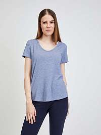 Modré dámske melírované tričko na spanie Under Armour Athlete Recovery Sleepwear™
