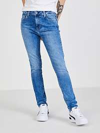Modré dámske straight fit rifle Pepe Jeans Regent