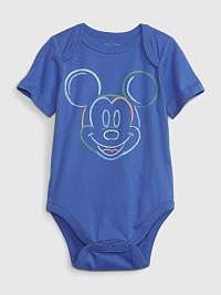 Modré detské body organic Disney Mickey GAP