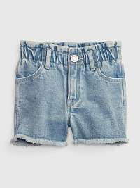 Modré dievčenské džínsové šortky GAP mama Washwell