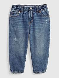Modré dievčenské džínsy barel Washwell GAP