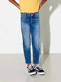 Modré dievčenské džínsy rovného strihu ONLY Emily