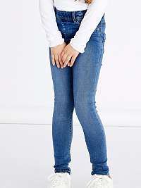 Modré dievčenské džínsy slim fit name it Polly