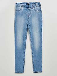 Modré dievčenské super skinny džínsy GAP