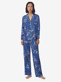 Modré kvetinové pyžamo Lauren Ralph Lauren