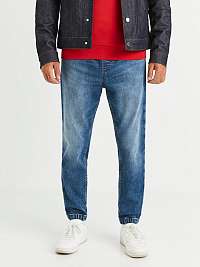 Modré pánske džínsové nohavice Celio Vojog1