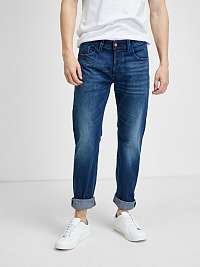 Modré pánske džínsy rovného strihu Diesel Larkee
