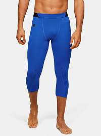 Modré pánske kompresné 3/4 legíny Rush Under Armour