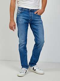 Modré pánske rovné nohavice Pepe Jeans Hatch Reclaim