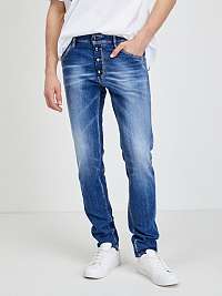 Modré pánske slim fit džínsy DSQUARED2 Icon Cool Guy