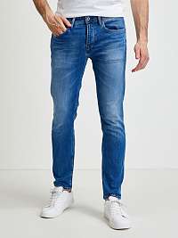Modré pánske slim fit džínsy Pepe Jeans