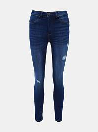 Modré skrátené push up skinny fit rifle TALLY WEiJL Pump