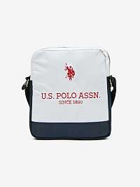 Modro-biela dámska crossbody kabelka U.S. Polo Assn.