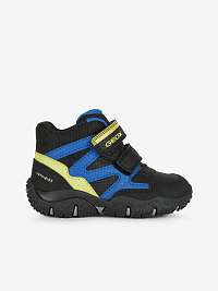 Modro-čierne chlapčenské zateplené členkové topánky Geox Baltic