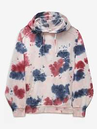 Modro-ružová dámska batikovaná mikina VANS Mascy Grunge