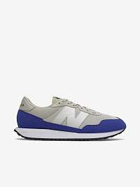 Modro-šedé pánske topánky v semišové úprave New Balance 237