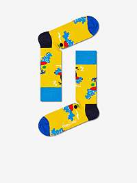 Modro-žlté vzorované ponožky Happy Socks Island In The Sun