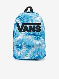 Modrý chlapčenský vzorovaný batoh Vans New Skool