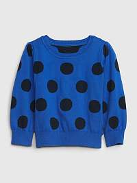 Modrý dievčenský bodkovaný sveter GAP