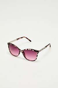 Moodo ružové slnečné okuliare so vzorom