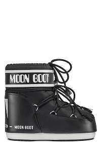 Moon Boot čierne zimné topánky Classic Low2 Black