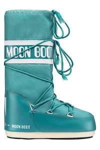 Moon Boot tyrkysové zimné topánky Nylon Smerald