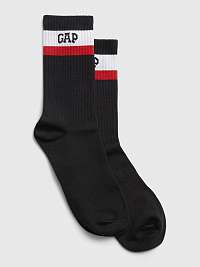 Muži - Pánske vysoké ponožky athletic Čierna