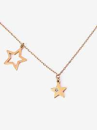 Náhrdelník z ružového zlata VUCH Rose Gold Big Star