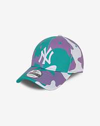 New Era farebná šiltovka New York Yankees Camo Pack Teal 9Forty