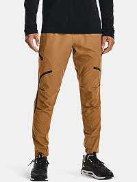 Nohavice Under Armour UA UNSTOPPABLE CARGO PANTS - hnedá