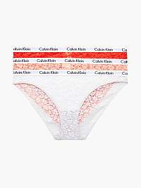 Nohavičky pre ženy Calvin Klein - červená, svetloružová, biela