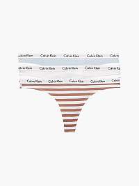 Nohavičky pre ženy Calvin Klein Underwear - biela, svetlomodrá, oranžová