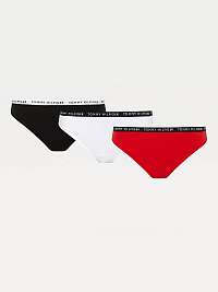 Nohavičky pre ženy Tommy Hilfiger - červená, biela, čierna