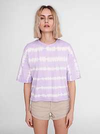 Noisy May fialové dámske tričko Buster so vzorom