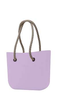 O bag kabelka Orchidea s dlhými povrazmi natural