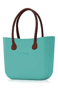 O bag kabelka Aqua s hnedými dlhými koženkovými rúčkami