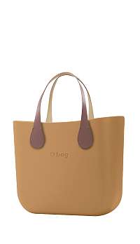 O bag kabelka Biscotto s krátkymi koženkovými rúčkami Extra Slim Phard
