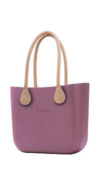 O bag  kabelka Cassis s dlhými koženkovými rúčkami natural