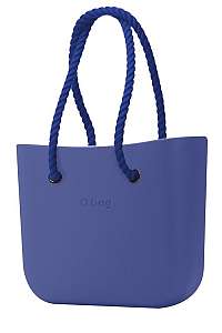 O bag kabelka Cobalto s modrými povrazovými rúčkami Bluette