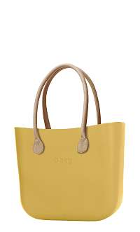 O bag kabelka Curry s dlhými koženkovými rúčkami natural