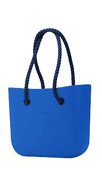 O bag  kabelka Imperial Blue s tmavomodrými dlhými povrazmi