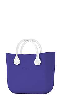 O bag kabelka Iris s bielymi krátkymi koženkovými rúčkami
