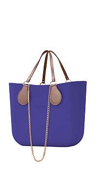 O bag kabelka Iris s retiazkovými rúčkami a púdrovou koženkou