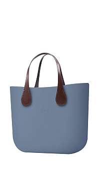 O bag kabelka MINI Carta Zucchero s krátkymi koženkovými rúčkami Extra Slim Marrone