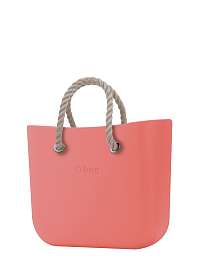 O bag kabelka MINI Corallo s krátkymi povrazmi natural