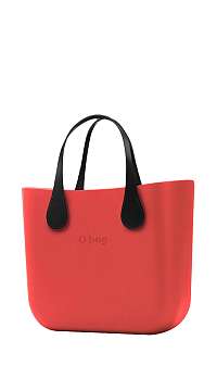 O bag kabelka MINI Fragola s krátkymi koženkovými rúčkami Extra Slim Nero
