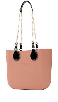 O bag kabelka MINI Phard s retiazkovými rúčkami Gold/Shiny Black