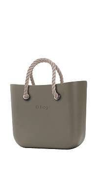 O bag kabelka MINI rock s krátkym povrazom natural